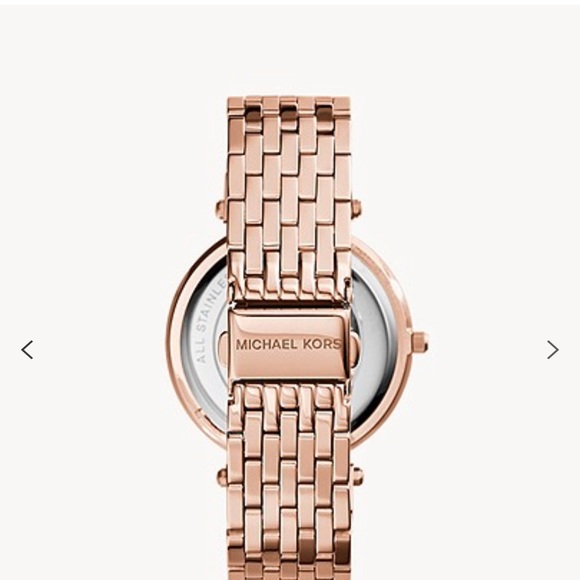 Michael Kors Rose Gold-Tone Glitz Darci Watch - Picture 9 of 9